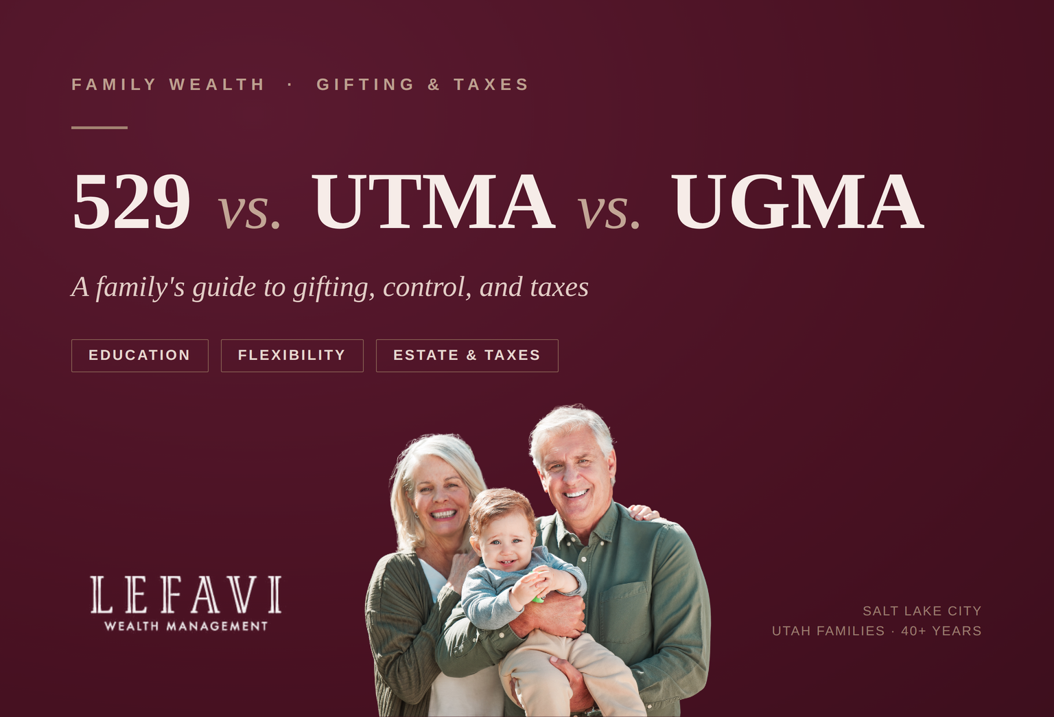529 vs. UTMA vs. UGMA: A Family’s Guide to Gifting, Control, and Taxes