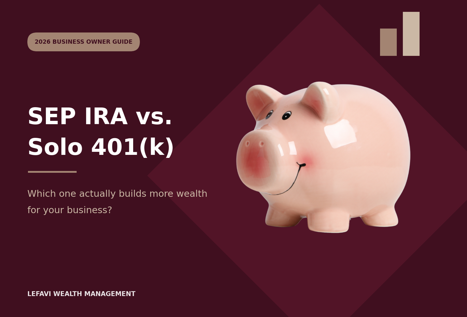 SEP IRA vs. Solo 401(k): Which One Actually Builds More Wealth?